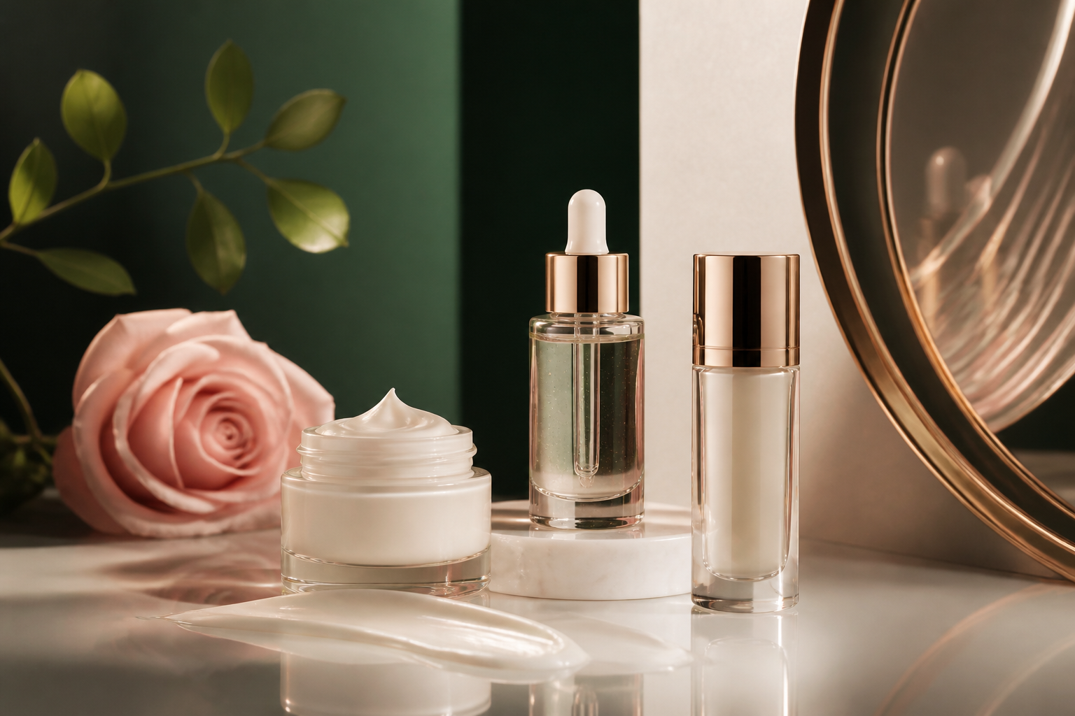 Cosmetic formats representing Dipeptide Diaminobutyroyl Benzylamide Diacetate application possibilities